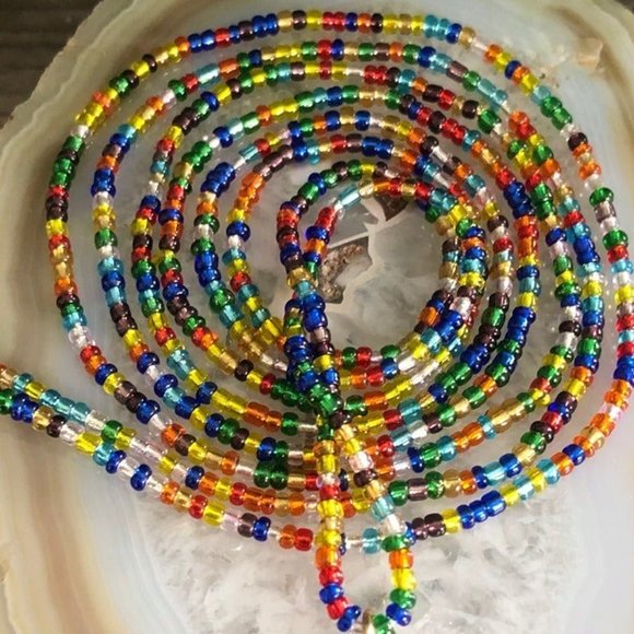 Rainbow Brite Charmed Waist Beads - Picture 2 of 4